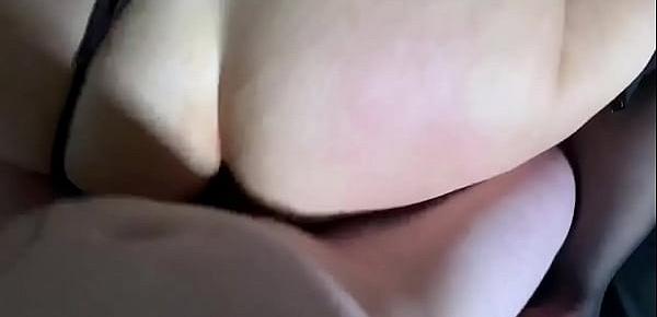 Spraying my wife's hot ass with cum