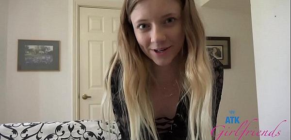 Pov footjob and blowjob with a very horny amateur blond riley star who milks that cum out 2011 Porn Videos